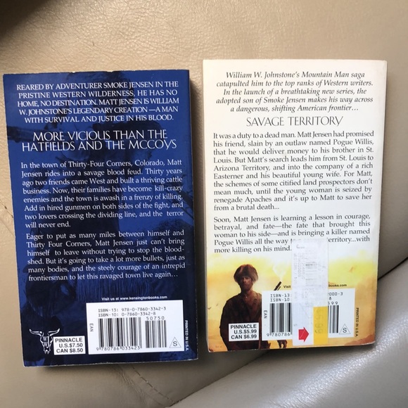 4 Johnstone western paperback books - Picture 5 of 9